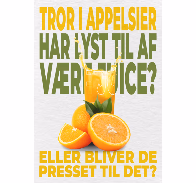 Store enrouleur cuisine oranges veulent être pressées - TenStickers