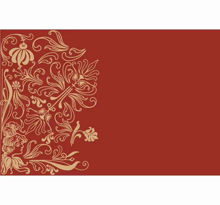 Store enrouleur rouge style vintage - TenStickers