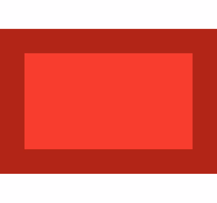 Store enrouleur rouge avec bords rouge foncé et centre clair - TenStickers