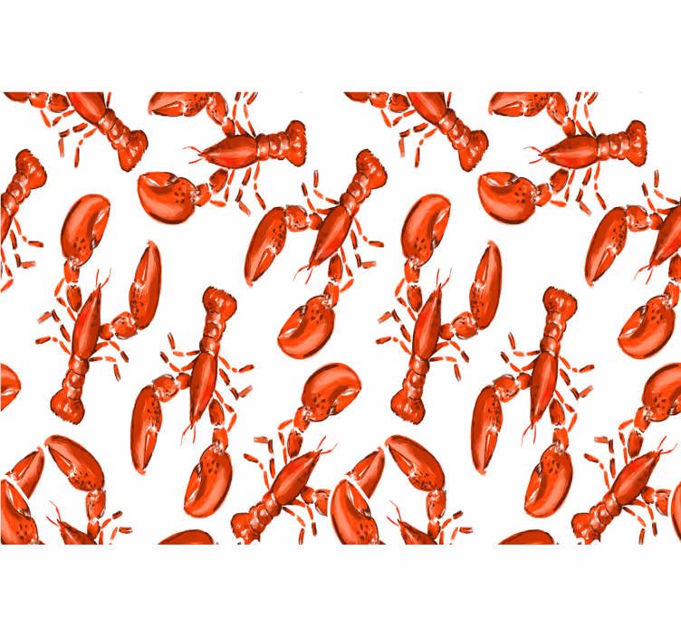 Store enrouleur rouge homard rouge - TenStickers