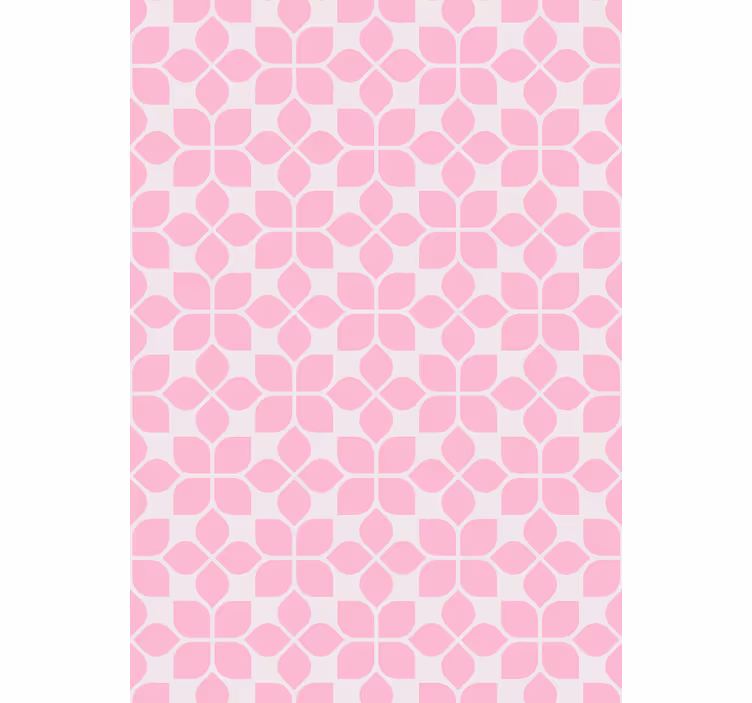 Store enrouleur extérieur motif unique rose répétitif - TenStickers