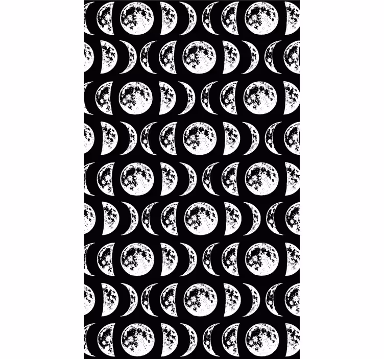 Store enrouleur bureaux visages de lune - TenStickers