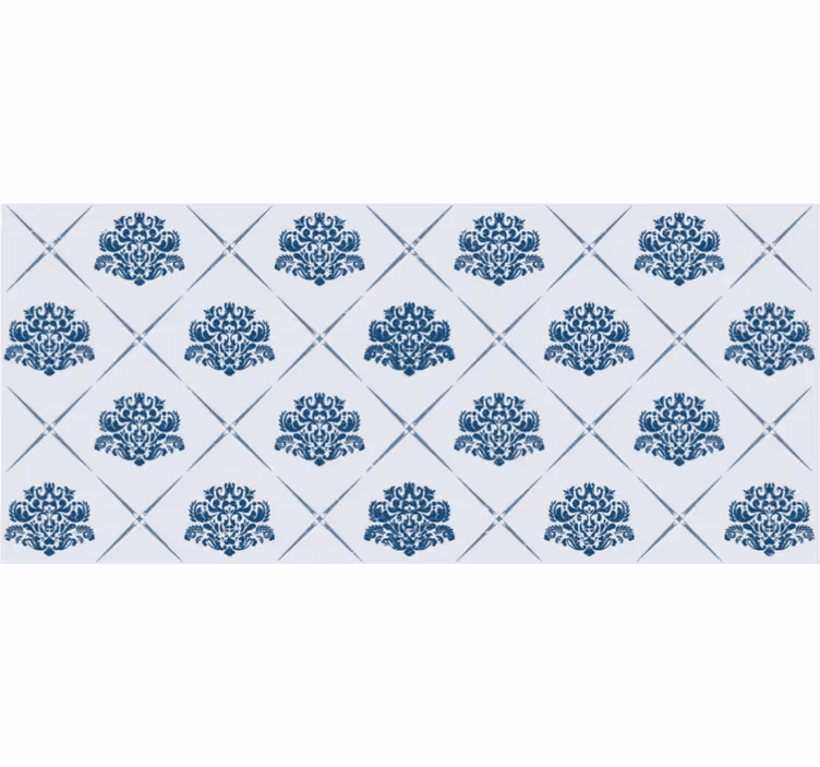 Store enrouleur chambre autocollants carreaux sol - TenStickers