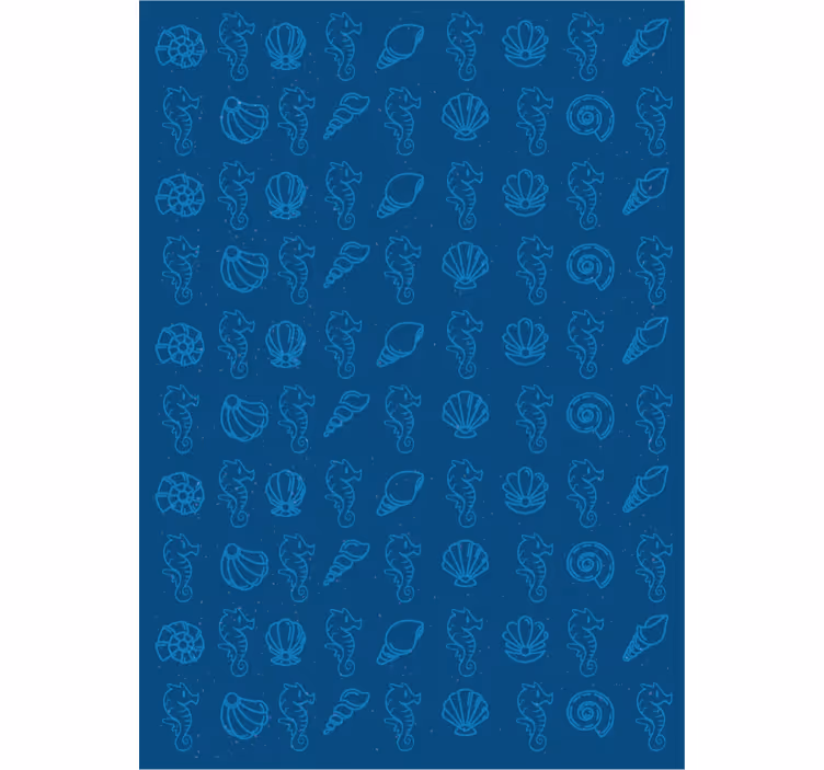 Store enrouleur chambre coquillages et hippocampes - TenStickers