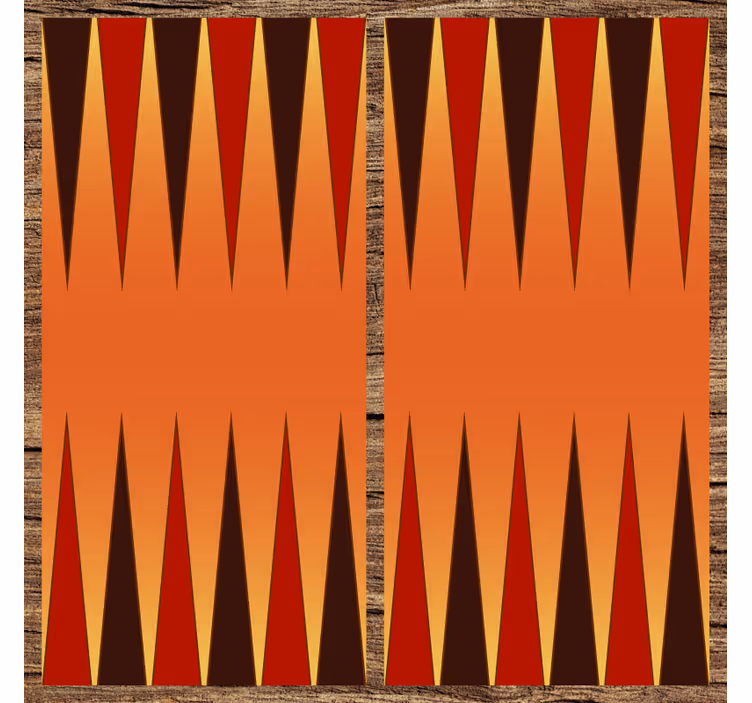 Store enrouleur pour chambre enfant tapis backgammon - TenStickers