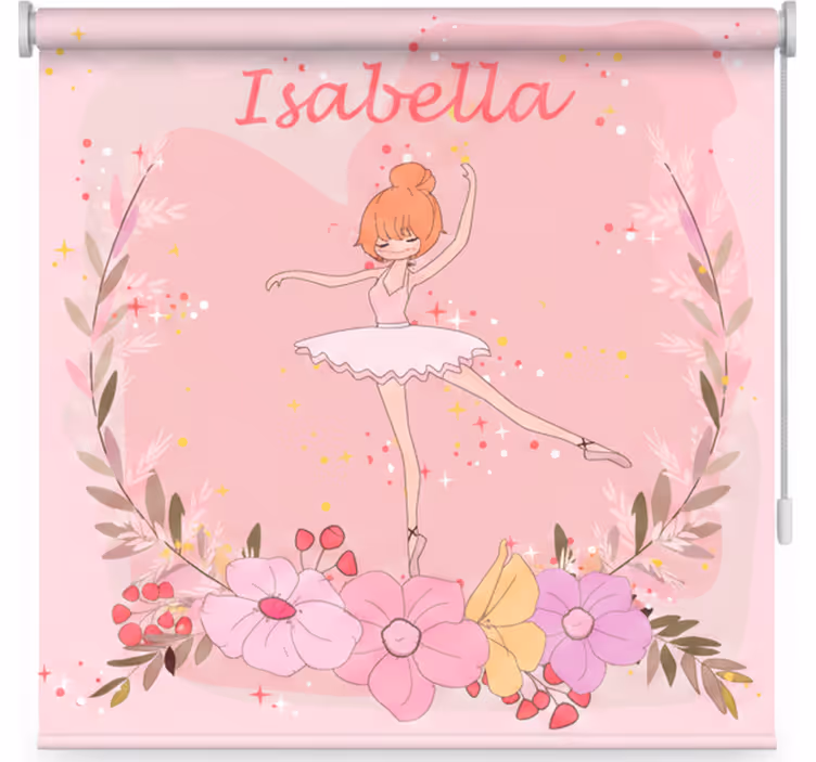 Store enrouleur pour chambre enfant ballerines étoilées - TenStickers