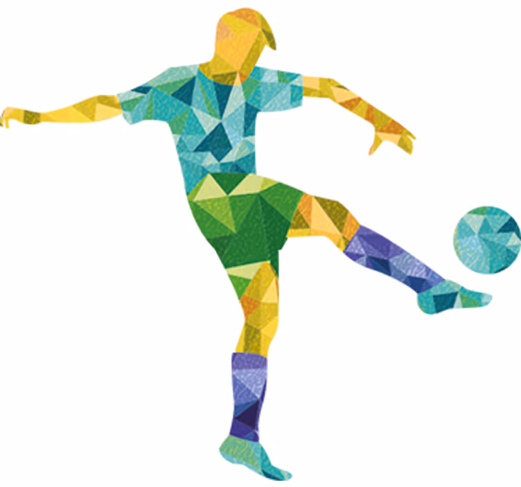 Store enrouleur pour chambre ado illustration football - TenStickers