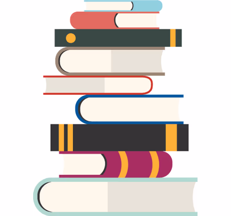 Store enrouleur pour chambre ado livres empilés - TenStickers