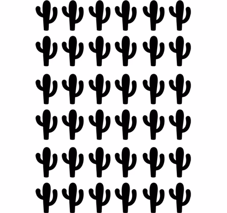 Store enrouleur pour chambre ado cactus stickers - TenStickers