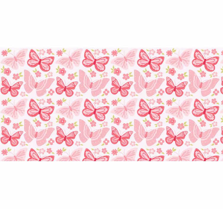 Store enrouleur pour chambre ado dessins de papillons - TenStickers