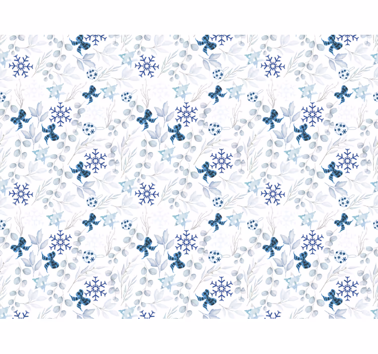 Store enrouleur blanc ambiance de noël - TenStickers