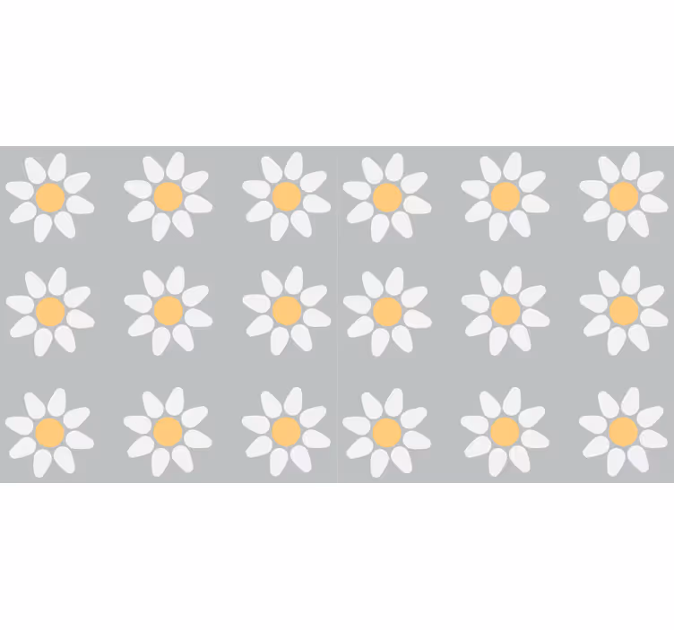 Store enrouleur motif fleur marguerite - TenStickers