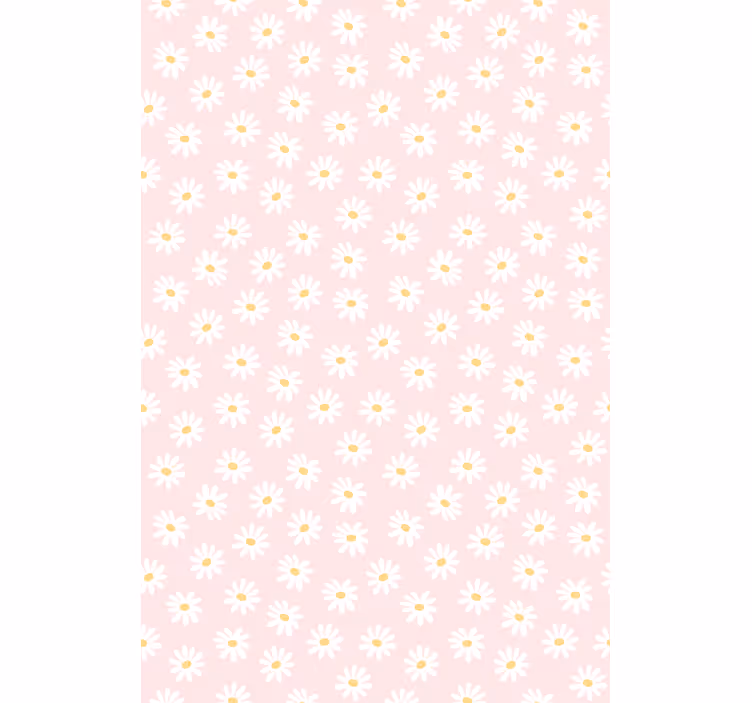 Store enrouleur motif fleur rose marguerite - TenStickers