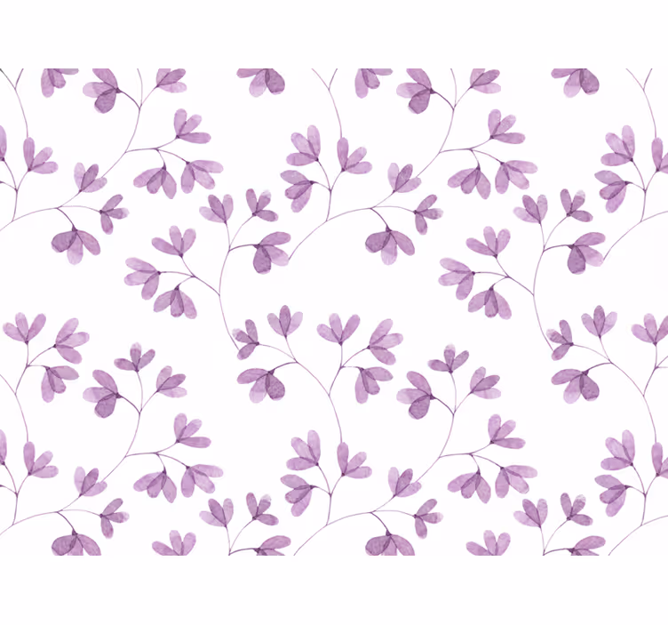 Store enrouleur motif fleur violet - TenStickers