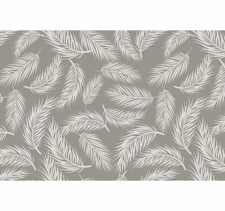 Store enrouleur gris motif hamptons beige tropical - TenStickers