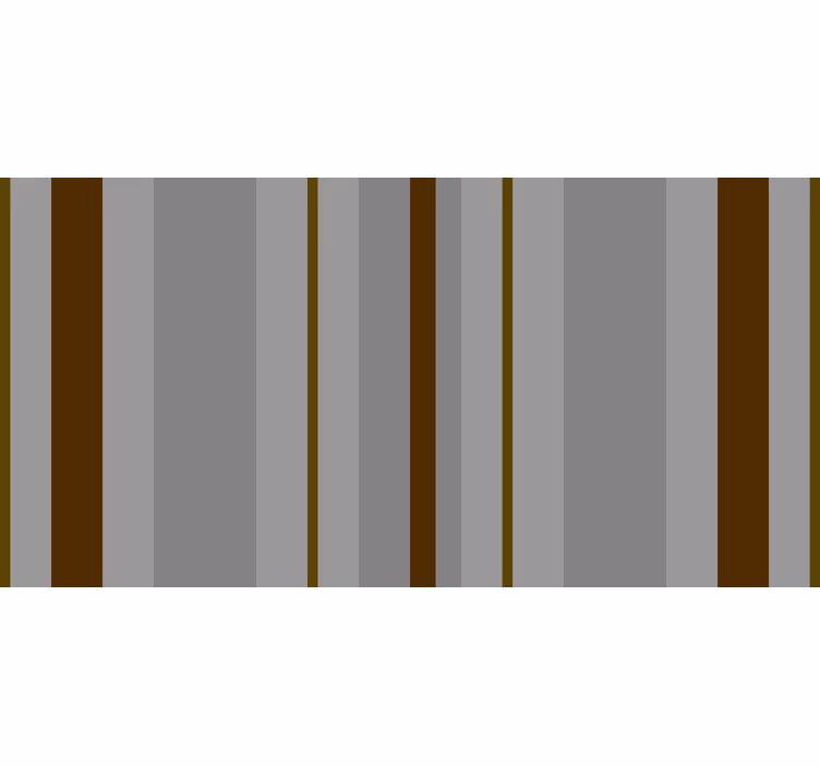 Store enrouleur gris à rayures grises et brunes - TenStickers