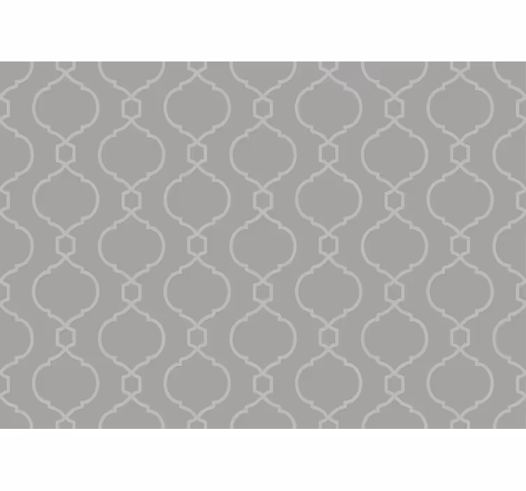 Store enrouleur gris motif géométrique hamptons - TenStickers