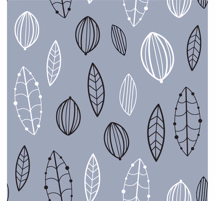 Store enrouleur salle de bain floral nordique - TenStickers