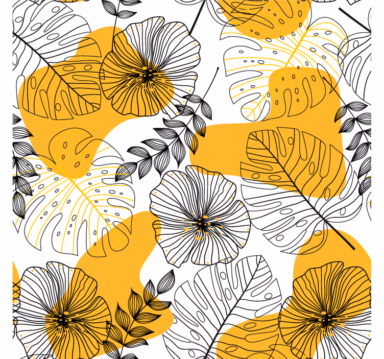 Store enrouleur salle de bain style nordique tropical - TenStickers
