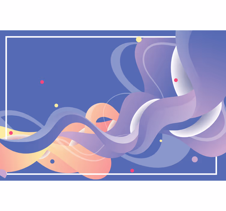 Store enrouleur salle de bain art de vagues modernes - TenStickers