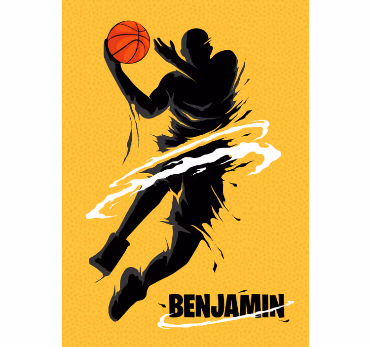 Store enrouleur pour chambre ado basketball - TenStickers
