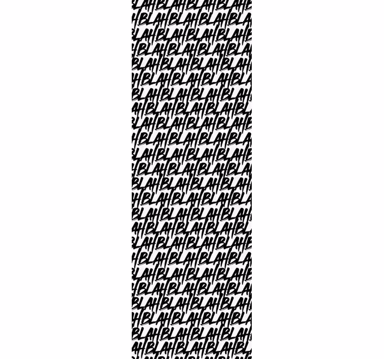 Store enrouleur pour chambre ado motif texte amusant - TenStickers