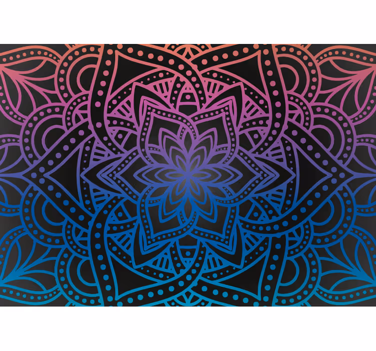 Store enrouleur motif zen mandala complexe - TenStickers