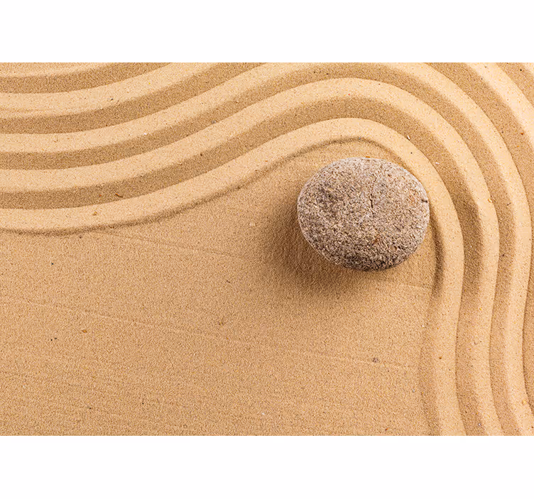 Store enrouleur motif zen sphère zen texturée - TenStickers