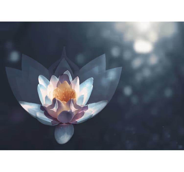Store enrouleur motif zen fond de méditation relaxant - TenStickers