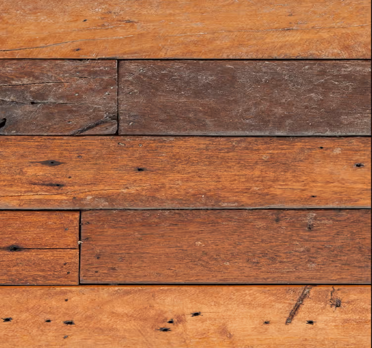 Store enrouleur marron lattes en bois - TenStickers