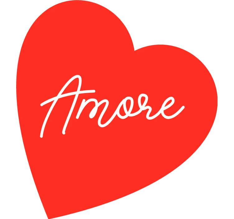 Store enrouleur rouge cœur d'amour - TenStickers