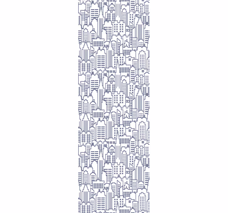Store enrouleur pour chambre ado motif urbain - TenStickers