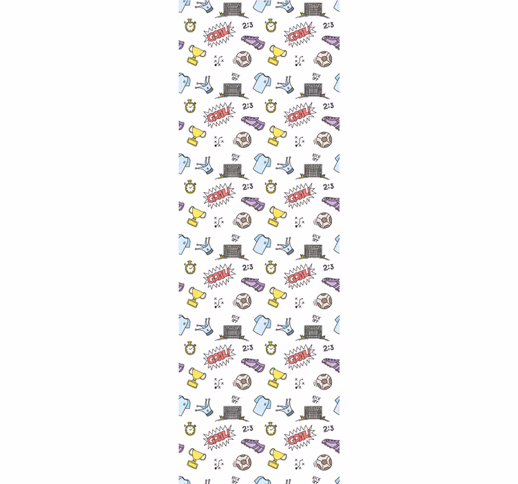 Store enrouleur pour chambre ado motif coupe du monde - TenStickers