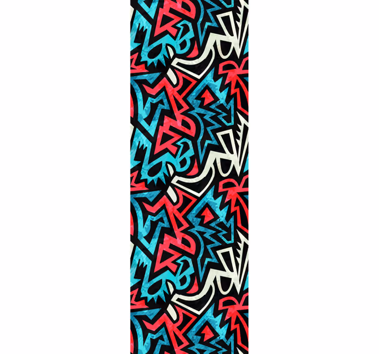 Store enrouleur pour chambre ado motif peint urbain - TenStickers