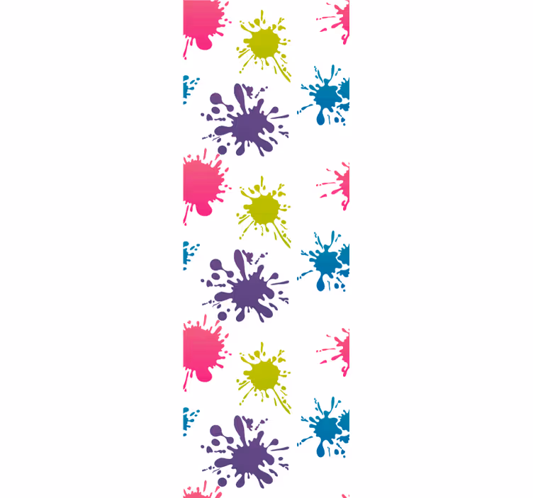 Store enrouleur pour chambre ado éclaboussure multicolore - TenStickers