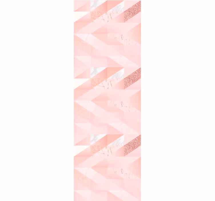 Store enrouleur pour chambre ado fond géométrique rose girly - TenStickers