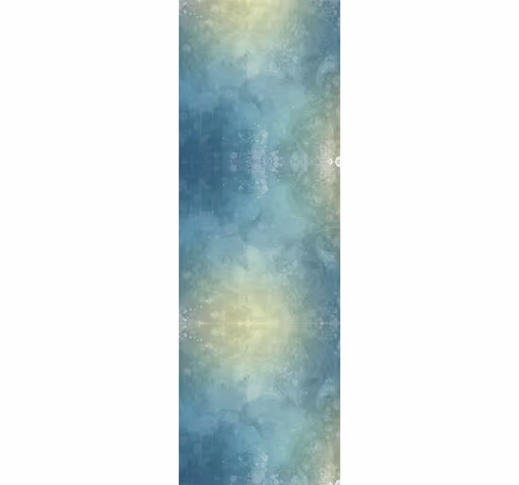 Store enrouleur pour chambre ado croquis bleu éclectique - TenStickers