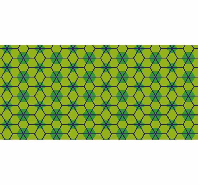 Store enrouleur salle de bain motif carreaux tropicaux - TenStickers