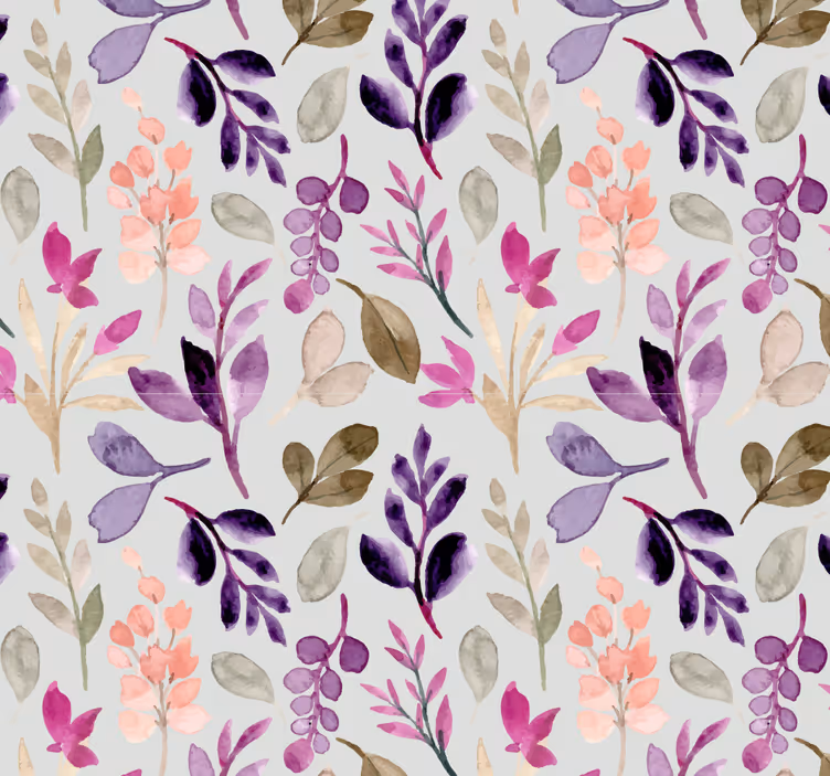 Store enrouleur chambre bébé couleurs pastel fleuries - TenStickers