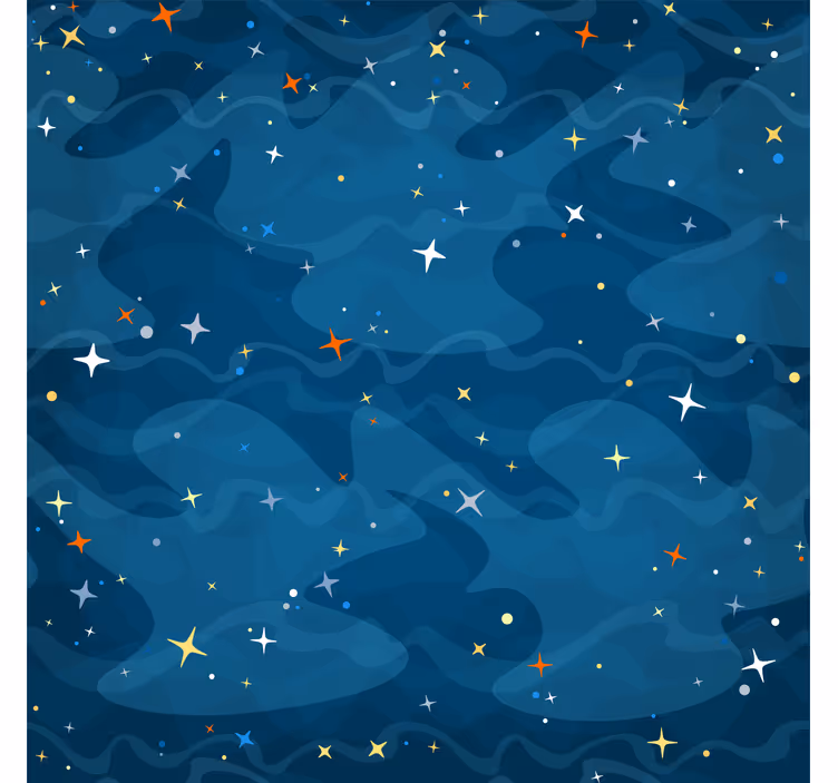 Store enrouleur chambre bébé camouflage Étoilé - TenStickers