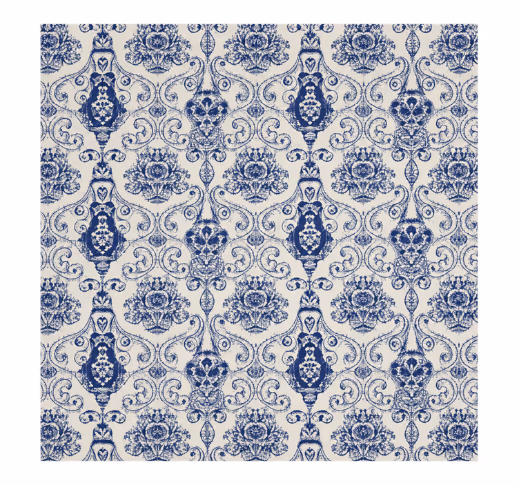 Store enrouleur couple motif porcelaine 140 cm - TenStickers
