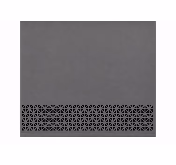 Store enrouleur gris motif bordure rayée - TenStickers
