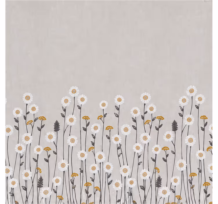 Store enrouleur motif fleur occultant scandinave - TenStickers