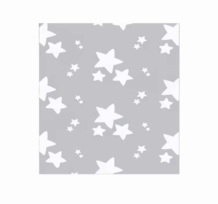 Store enrouleur gris motif étoiles simple - TenStickers