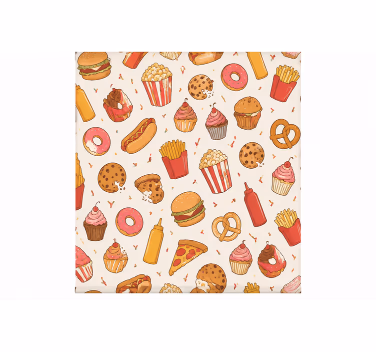 Store enrouleur cuisine motif de collations savoureuses 300 - TenStickers