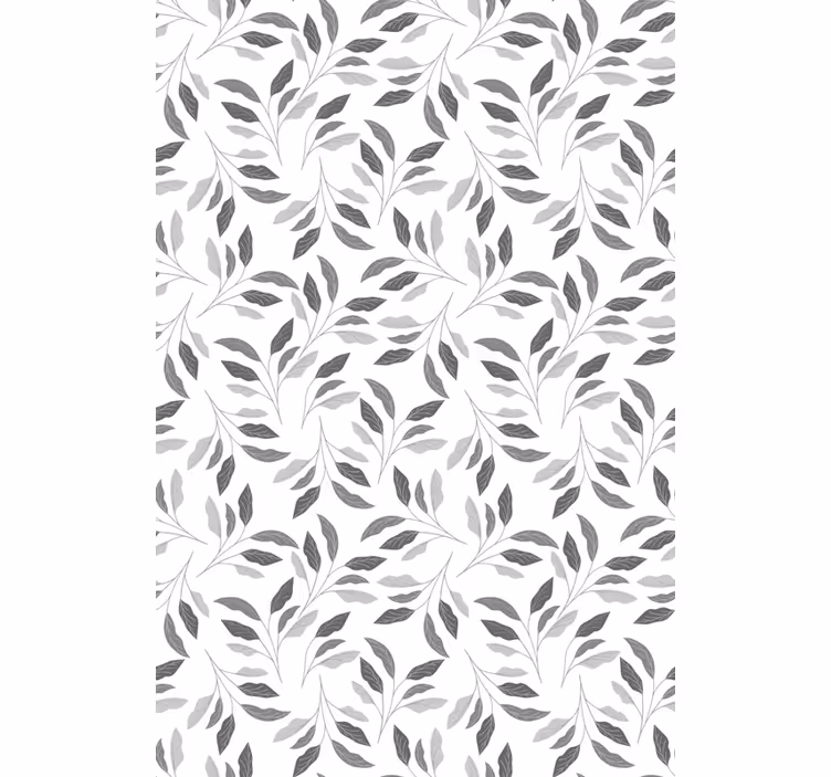 Store enrouleur motif fleur élégance feuillue - TenStickers