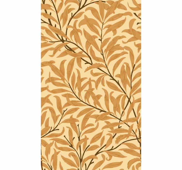 Store enrouleur motif fleur empreinte de feuille botanique - TenStickers