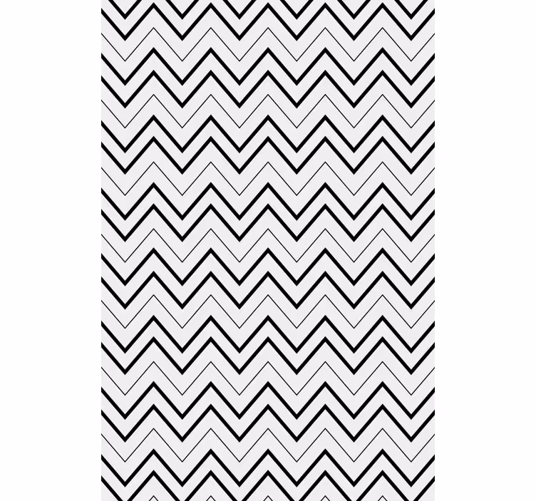 Store enrouleur moderne motif géométrique en zigzag - TenStickers