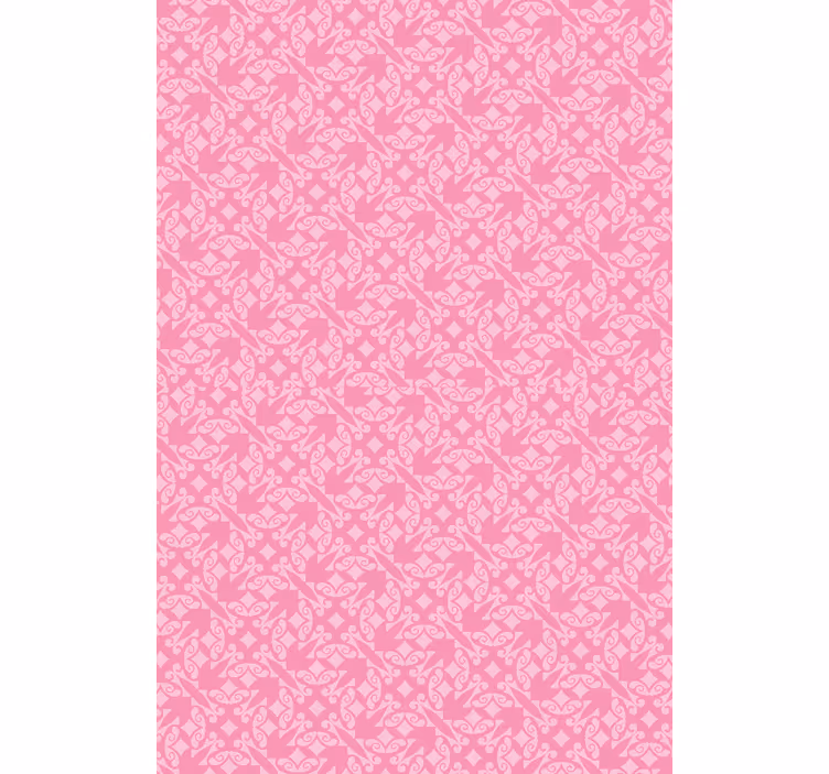 Stores classiques Ornement rose - TenStickers