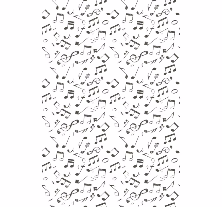Store enrouleur pour chambre enfant notation musicale - TenStickers